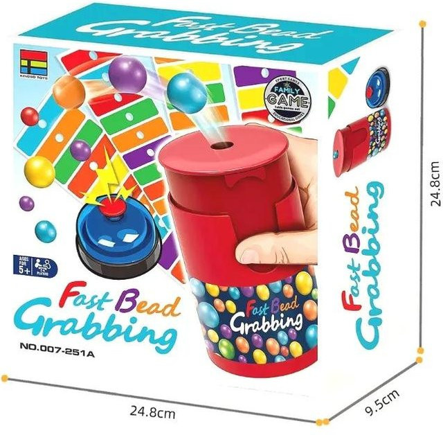 Fashnics Perlen-Greifspiel, Kombinationsspiel, 2 Spieler, ab 7 Jahren - Bild 1