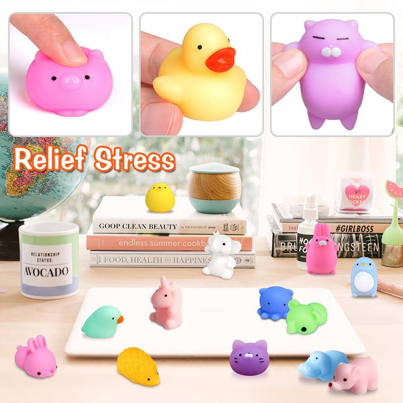 Linyi toy Kawaii Mochi Tiere Squishies Antistress-Spielset 50-5 Stück - Bild 2
