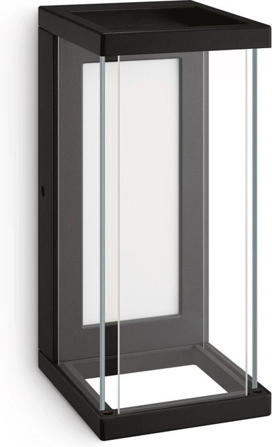 Philips Ulyzo LED-Außenwandleuchte Schwarz 12 W 2.700 K IP44 - Bild 1