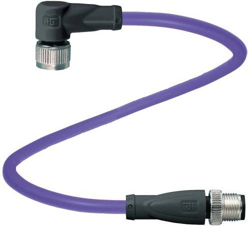 Pepperl+Fuchs 70137145 Sensor-Aktor-Steckverbinder konfektioniert mit 5 m Länge und 5 Polen in Lila - Bild 1