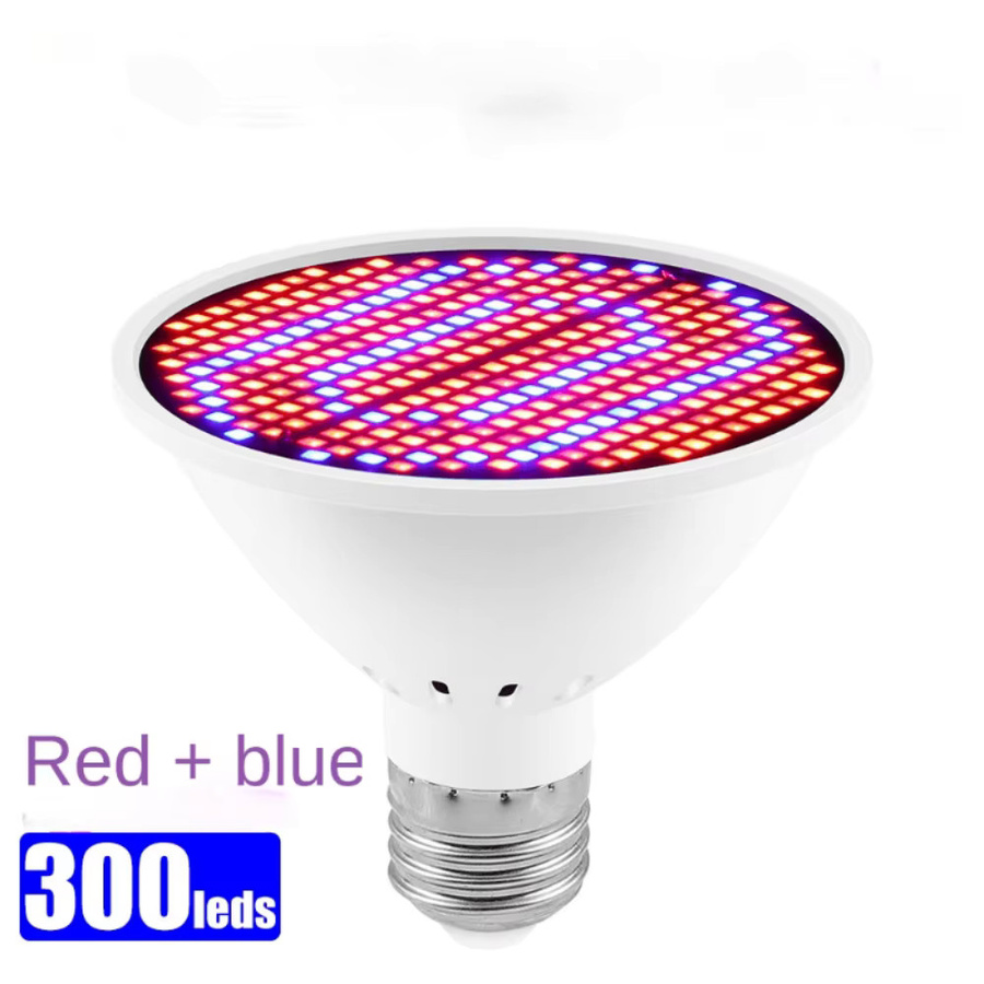 E27 LED Pflanzenlampe mit Vollspektrum für Indoor Hydrokultur und Sämlinge, Weiß - Bild 3