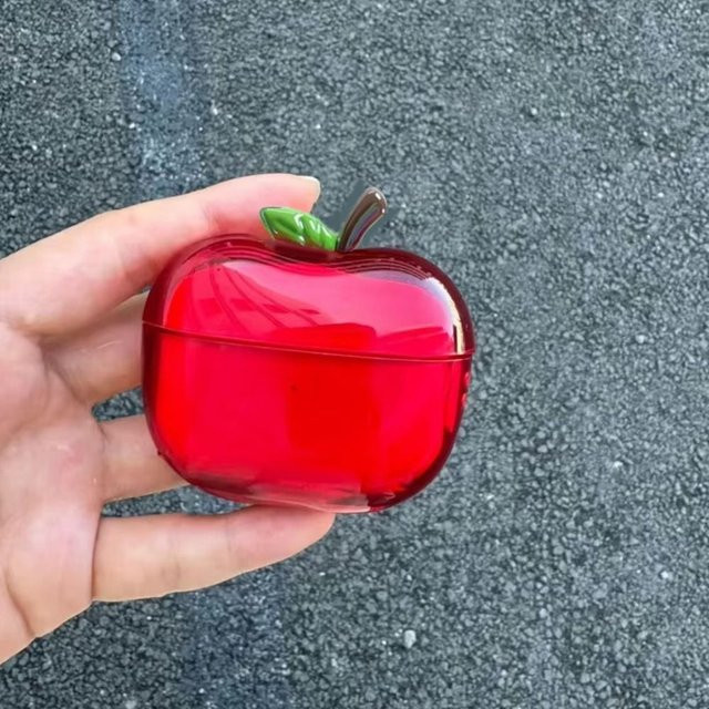 Transparente TPU-Schutzhülle mit Obst-Design für Apple AirPods 3, 4 und AirPods Pro 1, 2 – Anti-Rutsch und Stoßfest - Bild 1