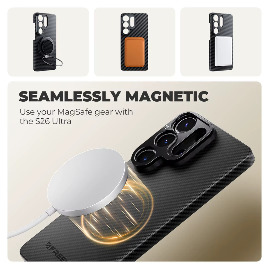 Freewell Filmmaker Kit 17mm Halterung mit Handyhülle und 4er-Pack ND-Filtern für Samsung Galaxy S23/S24/S25/S26 Ultra in Schwarz - Bild 4