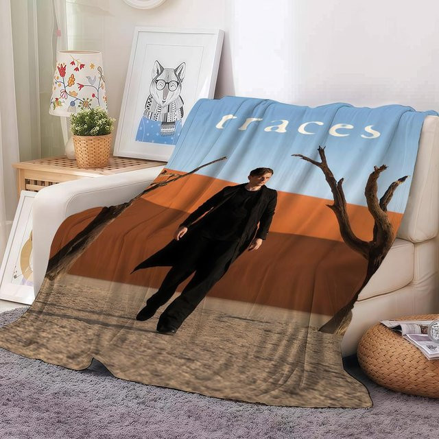 ZX Blanket Michael Patrick Kelly Decke aus Flanell, Blau, B: 127,0 cm x T: 152,4 cm - Bild 1