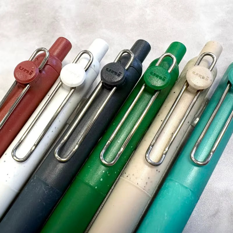 Uni Uniball ZENTO Gelstift mit umweltfreundlichem Recycling-Körper in Marmor-Optik, beige/multicolour, 0,38/0,5/0,7 mm - Bild 3