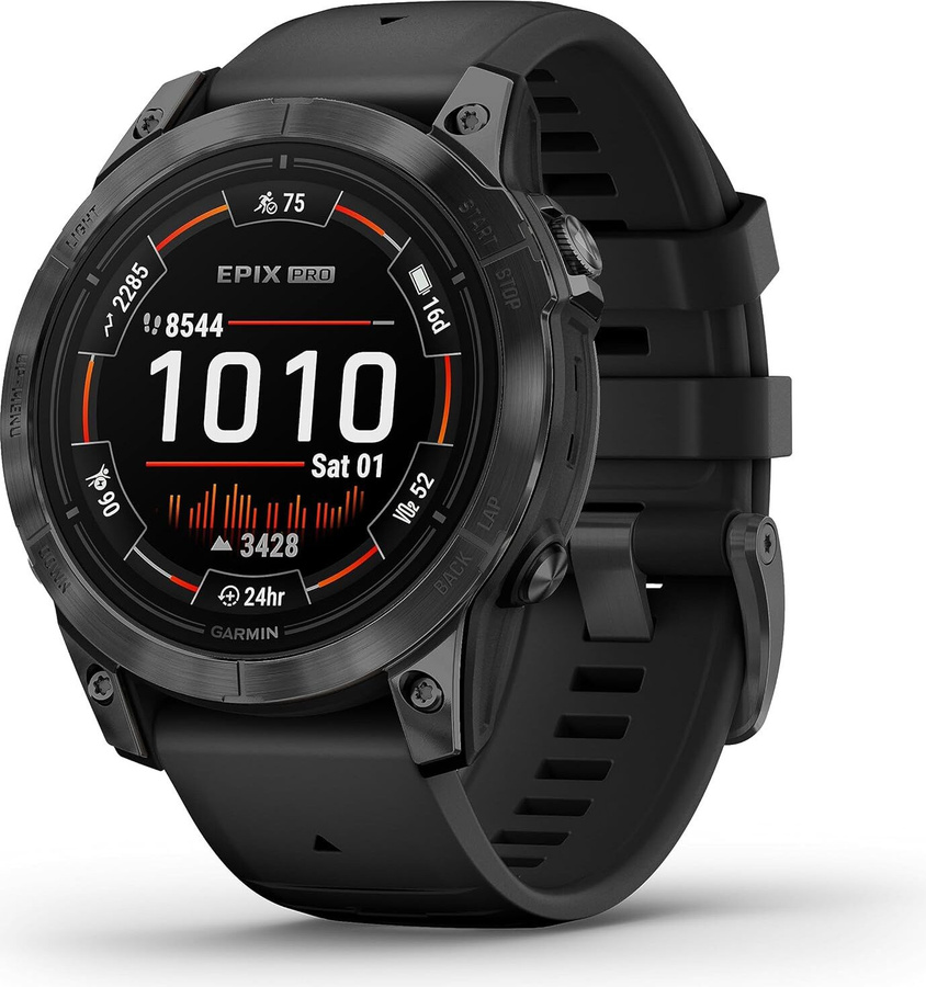 Garmin epix Pro (Gen 2) Smartwatch mit 3,3 cm AMOLED Touchscreen, 32 GB und GPS, 78 g - Bild 1