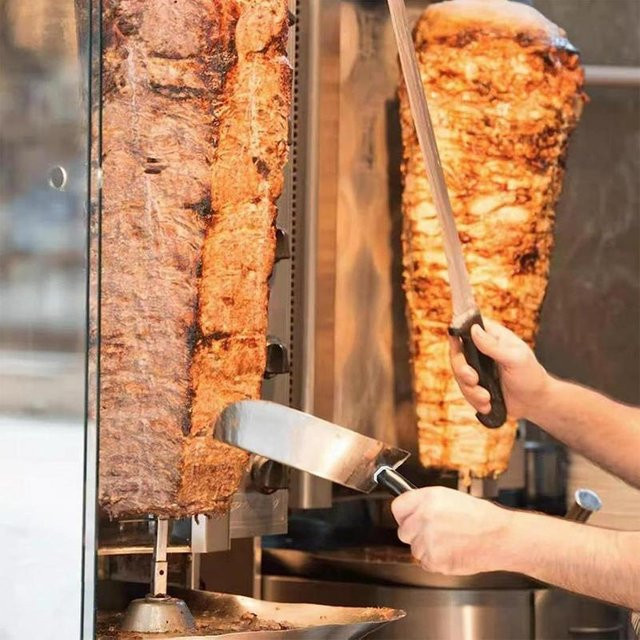 Waasoscon Fleischauffangschale aus Edelstahl in Silber für Shawarma- und Döner-Grillmaschinen - Bild 1