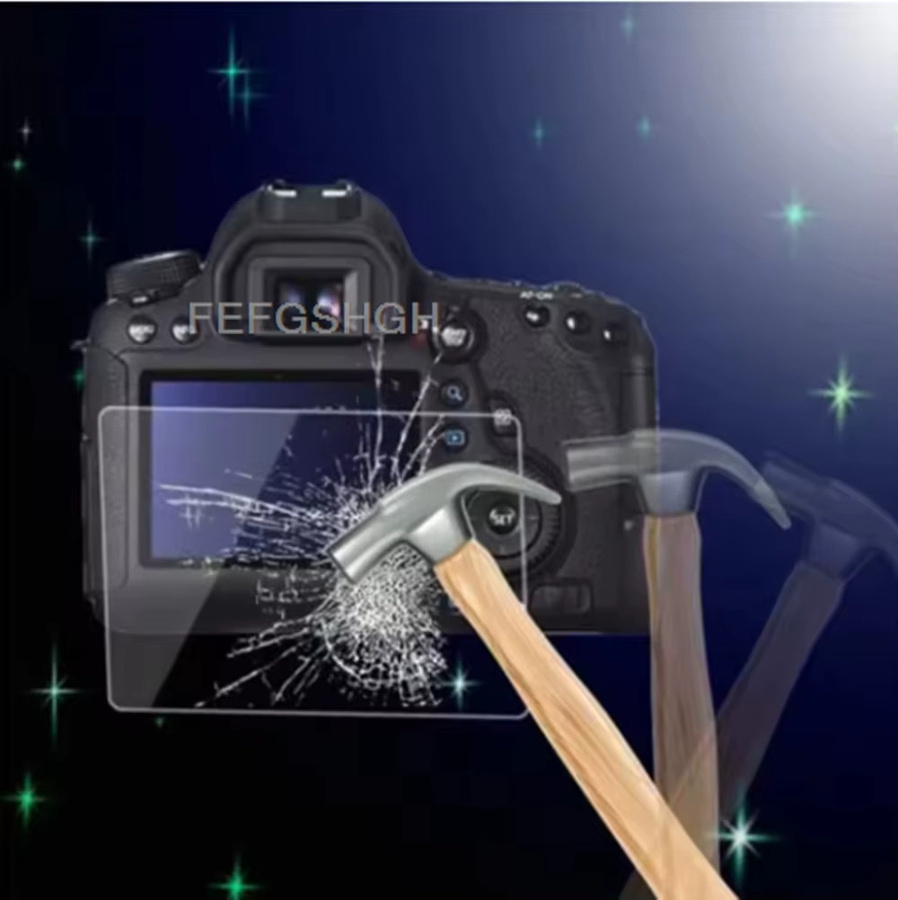 3er-Set Panasonic Lumix DMC GX7 GM1 GM1S GF7 G6 Schutzfolie aus gehärtetem 9H Glas, transparent - Bild 2