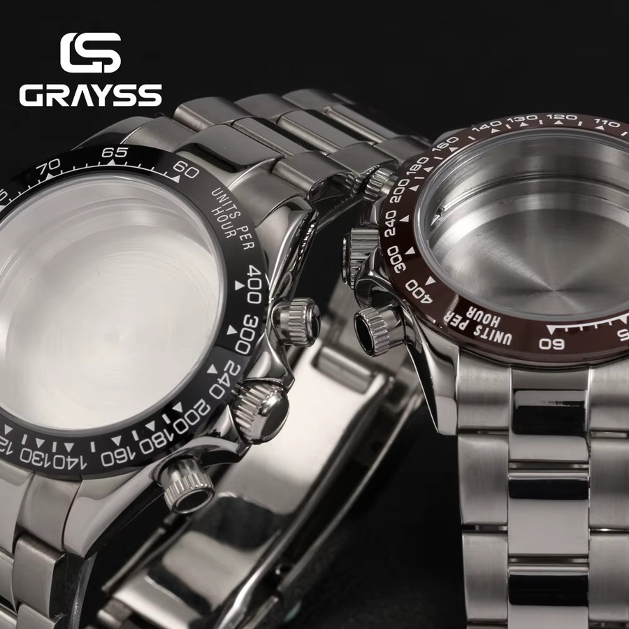 GRAYSS Uhrenarmband Edelstahl, Silber, Unisex - Bild 2