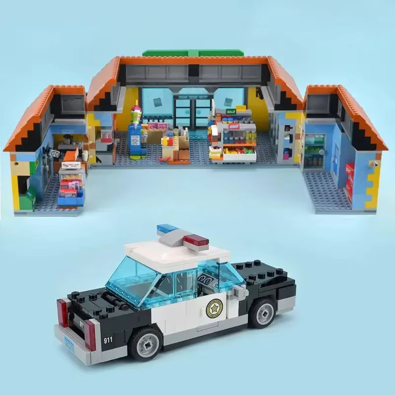 LEGO Virginia Kwik-E-Mart Convenience Supermarket, Baustein-Puzzle-Modell, 2179 Teile, ab 14 Jahren - Bild 4