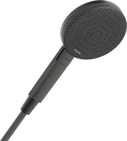 Hansgrohe Raindance Select S EcoSmart Duschkopf mit 3 Strahlarten in Brushed Black Chrome, Rund, Durchmesser: 12,5 cm - Bild 1