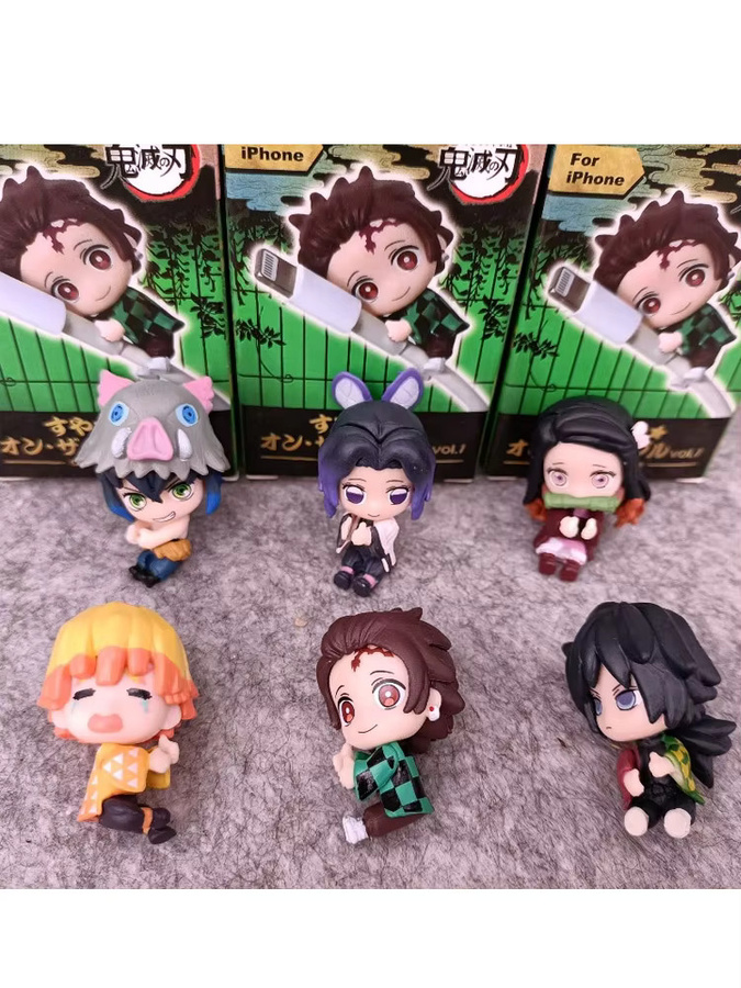 Bandai Demon Slayer Anime-Figur, Blind Box, Datenkabel-Schutzhülle, Puppe - Bild 4