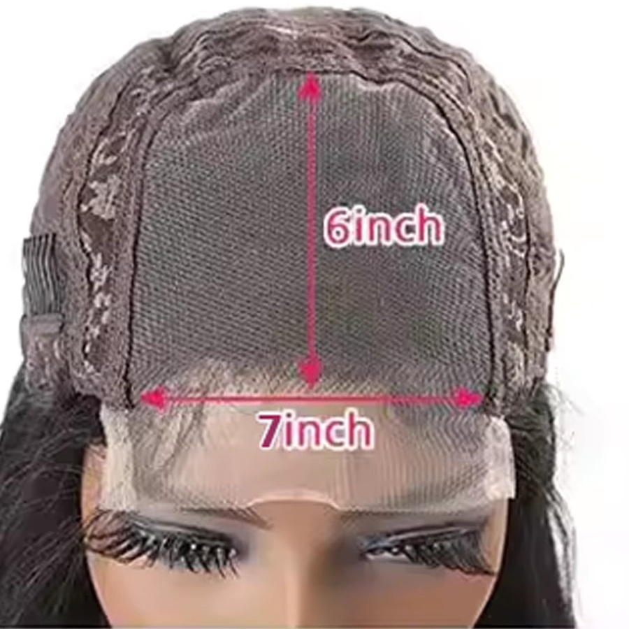 Sooolavely Echthaar-Perücke, Burmesisch Lockig, HD-Lace-Front, 40-46 Zoll - Bild 4