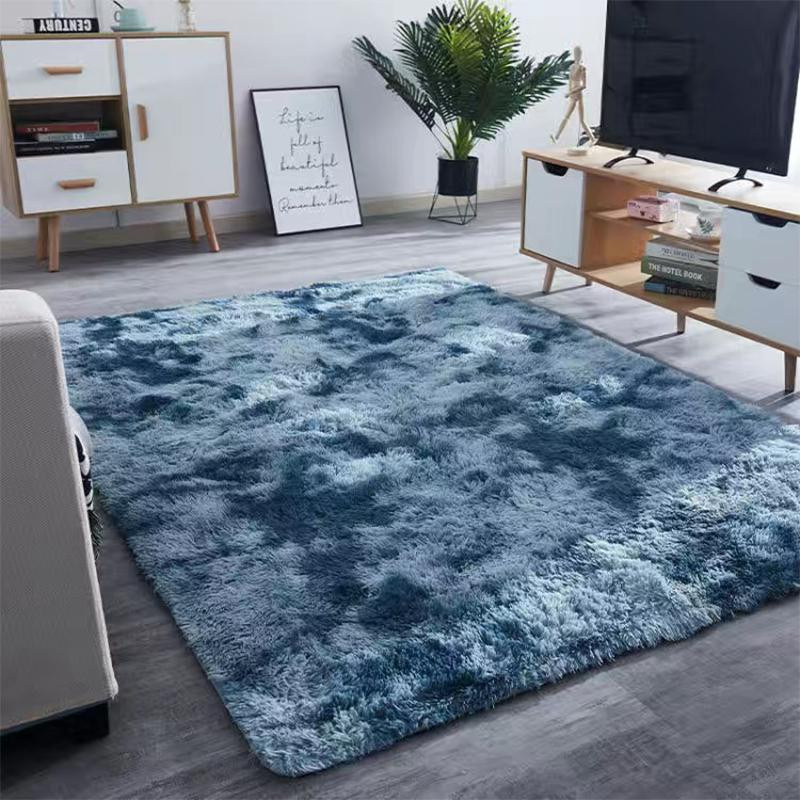 Yiran Furniture Langhaarteppich aus Polyester in modernem Stil, rutschfest, B/T: 160 x 230 cm - Bild 2
