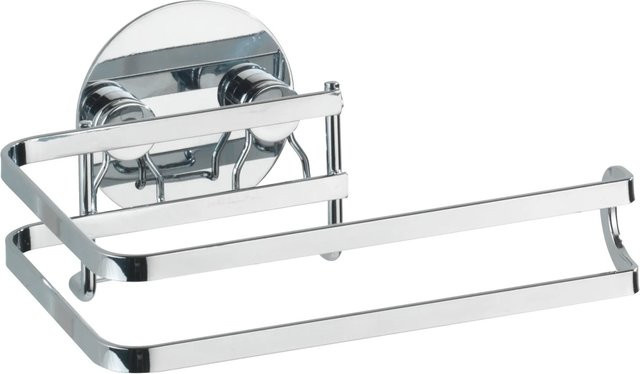Wenko Turbo-Loc Toilettenpapierhalter aus Edelstahl in Silber - Bild 1