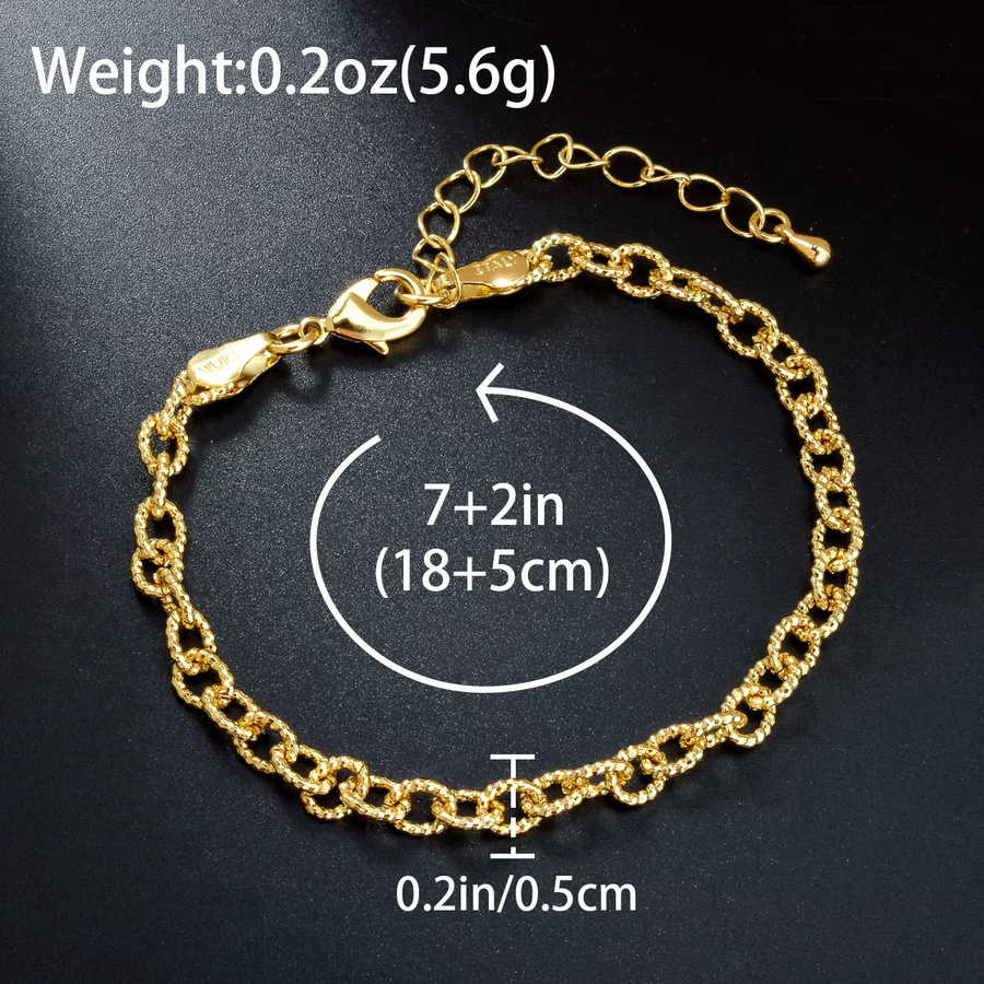 ZEA Dear Armband, Bohemian, Metall, 750 Gold, Unisex - Bild 5