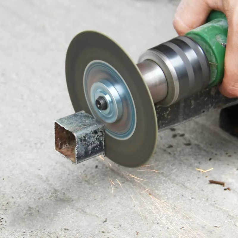 atooltour Winkelschleifer-Adapter für elektrische Bohrmaschinen Set in Silber mit Konverter, Flanschmutter und Verbindungsstange - Bild 6