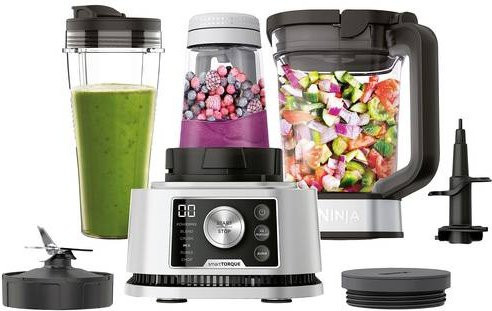 Ninja 3-in-1 Power Nutri Standmixer 1200W Schwarz Silber CB350EU - Bild 2