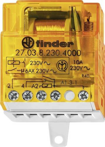 Finder Stromstoß-Schalter Unterputz 27.05.8.230.4000 mit 2 Schließern 230 V/AC 2300 VA - Bild 1