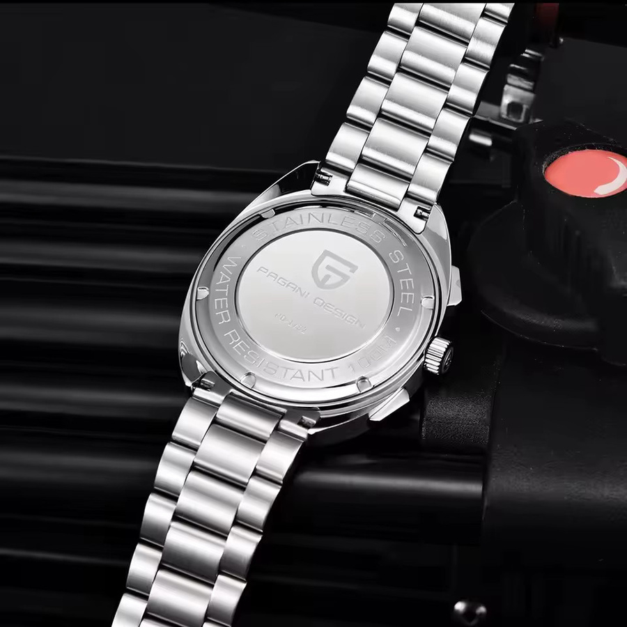 PAGANI DESIGN Chronograph, Quarz, Edelstahl, Saphirglas, Herren - Bild 2