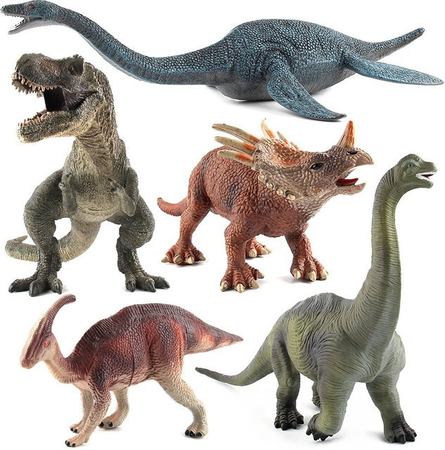 LMKJ Jurassic World Dinosaurier Actionfiguren, Tyrannosaurus Brachiosaurus Rex Modellspielzeug - Bild 1