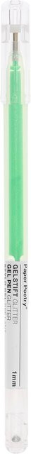 Rico Design Paper Poetry Gelstift mit Glitter in Grün, Stiftstärke 1 mm - Bild 1