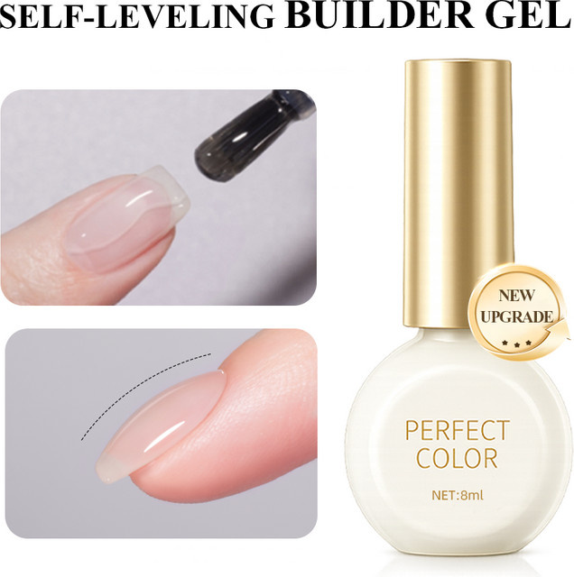 PERFECT COLOR Aufbaugel, kristallklar, 8 ml - Bild 1