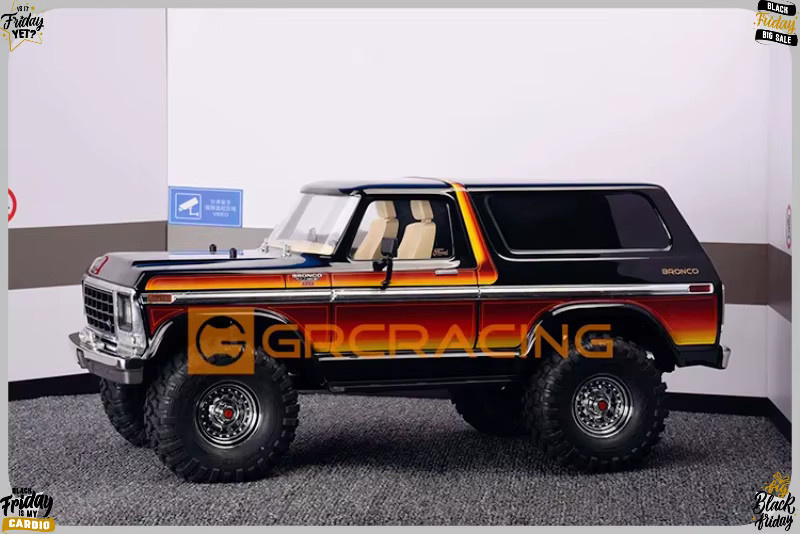 AJRC RC Auto Kompletter Innenraum Karosserie Sitz-Kit, 1:10, Kunststoff - Bild 2