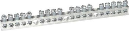 Schneider Electric PK18GTA Erdungsschienenbaugruppe für Lastzentrum Kleinverteiler in Silber - Bild 1