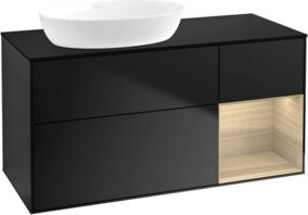 V&B Waschtischunterschrank Finion in Blau, B/T/H: 120 x 50,1 x 50,1 cm - Bild 1