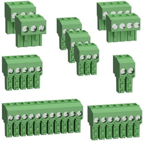 Schneider Electric TM172ASCTB28E Steckverbinder-Set in Grün - Bild 1