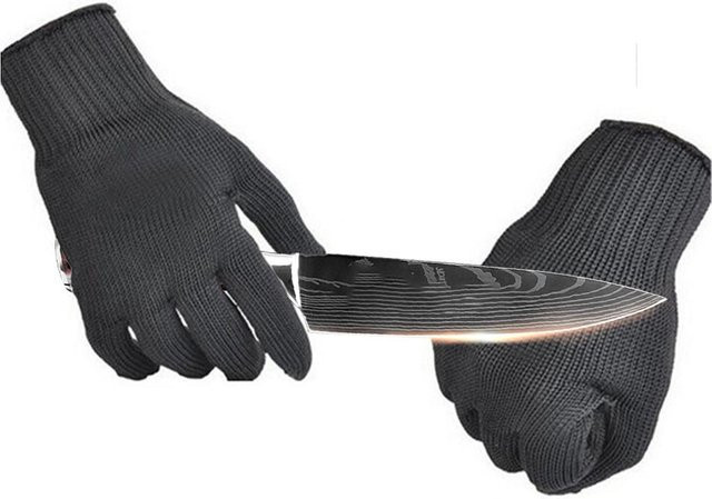 Neoglint Schnittfeste Arbeitshandschuhe in Schwarz mit Schutzstufe 5 und hoher Verschleißfestigkeit - Bild 1