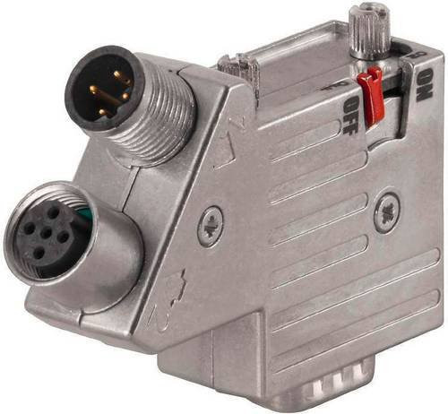 Weidmüller D-SUB Stecker PB-DP SUB-D M12 35 T in Silber 1368780000 - Bild 1
