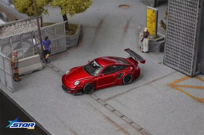 Bburago 997 Star Models, Druckguss-Automodelle, 1:64, Weiß - Bild 1