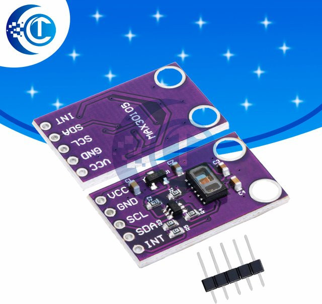 EGBO MCU-30105 MAX30105 DC5V optisches Sensormodul zur Rauchpartikel- und Flammerkennung in Lila für Arduino und ST - Bild 1
