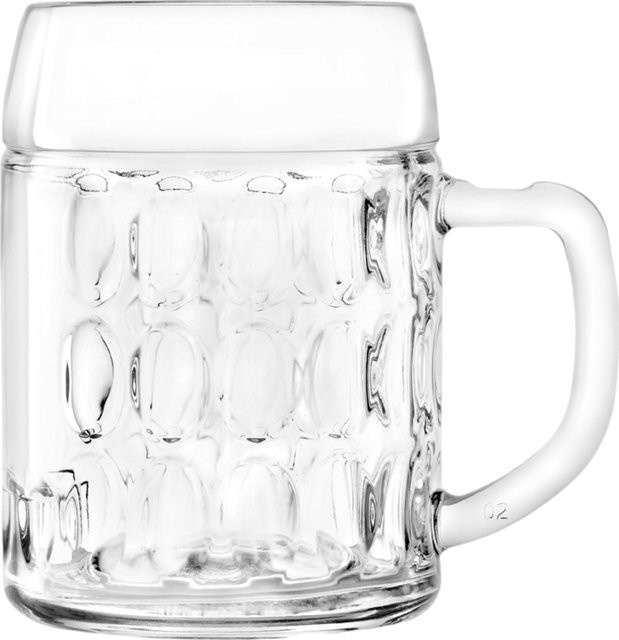 Stölzle Lausitz Kaiser Bierkrug, 6er Set, transparent, 0,5 l pro Glas - Bild 1