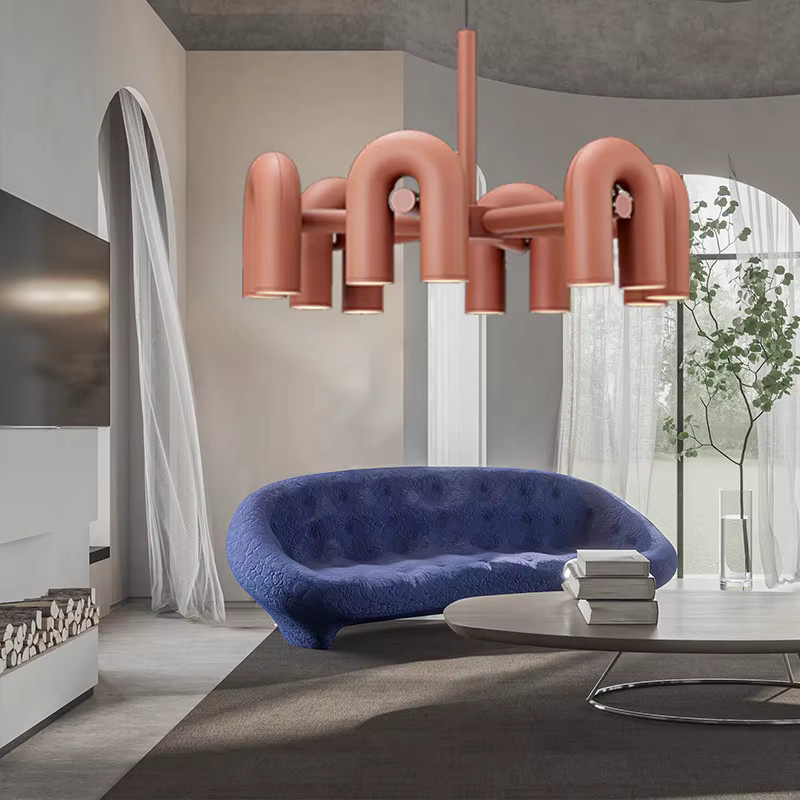 MZISOSOD Nordic LED Deckenleuchte in U-Form für Wohnzimmer, Schlafzimmer und Loft - Bild 2