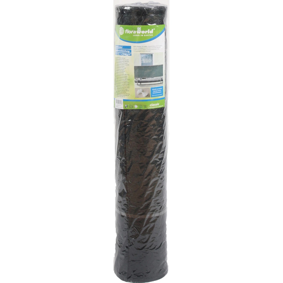 Grüne HDPE Sichtschutzmatte aus PE-Kunststoff, Breite: 100 cm, Länge: 2.500 cm - Bild 2