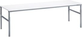 Treston Arbeitstisch TP-712-3 höhenverstellbar in Grau und Weiß, B: 120 cm, T: 70 cm, H: 90 cm - Bild 1