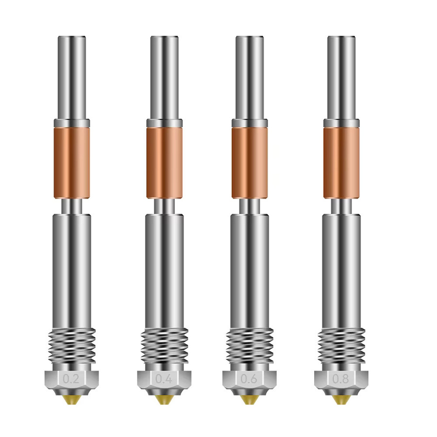 Bambulab TZ4.0 Düse aus gehärtetem SKD11 Stahl mit DLC Nano-Beschichtung in Silber für P1S P1P X1 X1C X1E - Bild 5