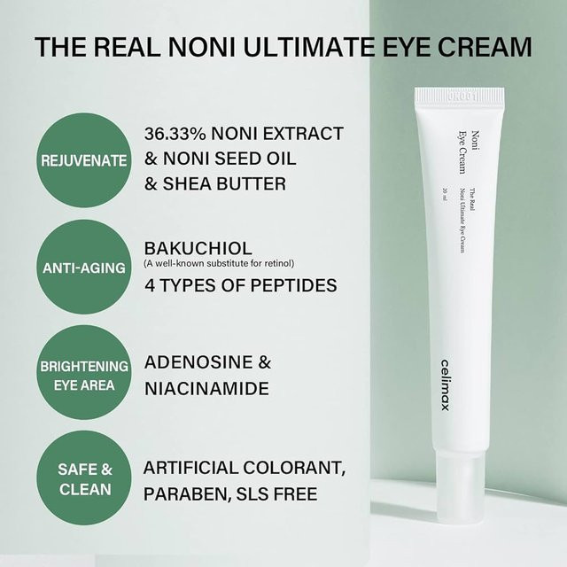 celimax The Real Noni Ultimate Augencreme, 20 ml, Niacinamid - Bild 1