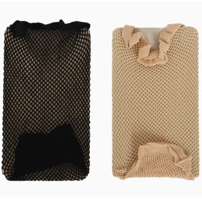 Schwarze Perückenkappen, Nylon, rutschfest, atmungsaktiv, Unisex - Bild 1