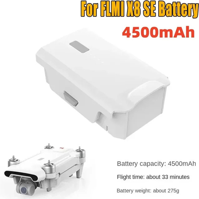 FIMI Intelligente Drohnenbatterie für X8 SE 2022 V2, 4500 mAh, 11,4 V, Farbe: Weiß - Bild 1