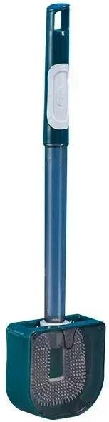 Binchi Outdoor Equipment WC-Bürste mit integriertem Seifenspender und Halter aus Silikon in Blau - Bild 1