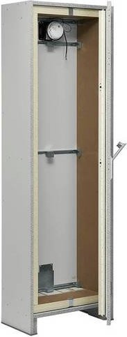 Hager Brandschutzschrank aus Kunststoff in Lichtgrau, B/T/H: 64,8 x 34,9 x 119,8 cm - Bild 1