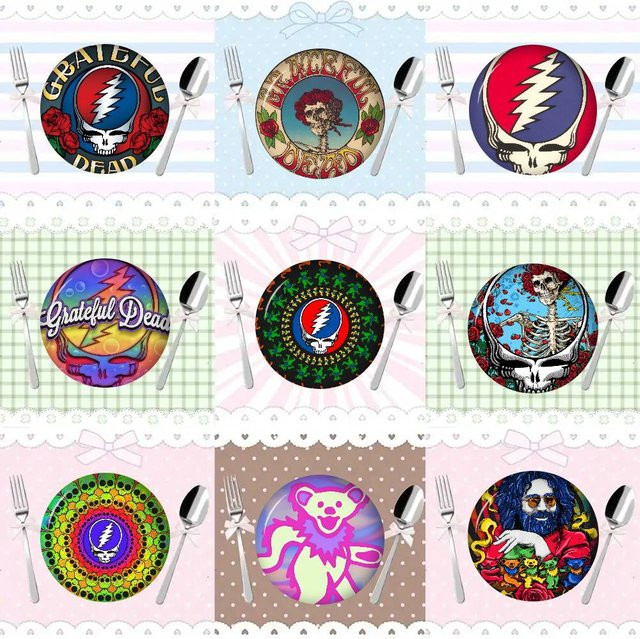 Kayou Broschen, Cartoon Anstecknadeln, Band G-G-Grateful Logo - Bild 1