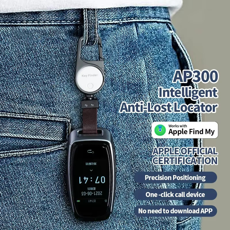 Apple MFI-zertifizierter Smart GPS Bluetooth Anti-Verlust-Tracker für die Find My App als Schlüsselanhänger - Bild 2