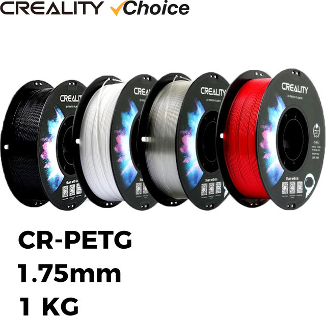 Creality CR-PETG Filament 1,75mm 1kg transparent für FDM Drucker - Bild 1