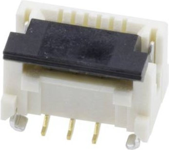 Molex FFC/FPC-Anschluss 5019510650 in Weiß mit Goldkontakten - Bild 1