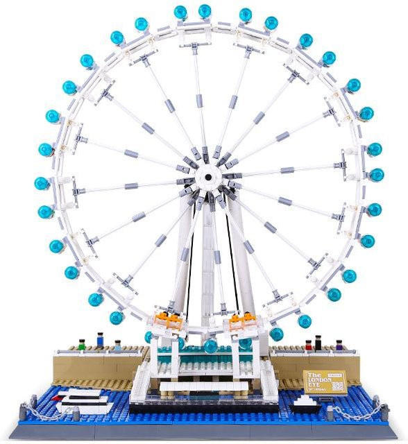 Linyi toy London Riesenrad Bausteine 1528 Teile ab 14 Jahren - Bild 1